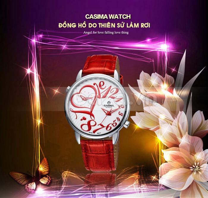  Đồng hồ nữ Casima SP-2602 - Đồng hồ do thiên sứ làm rơi
