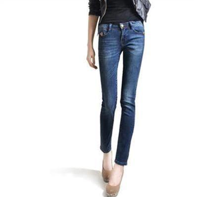 Quần Jeans nữ ống côn Bulkish style Hàn