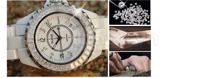 Đồng hồ nữ Olevs Pha Lê Tuyết đẹp như một tác phẩm nghệ thuật