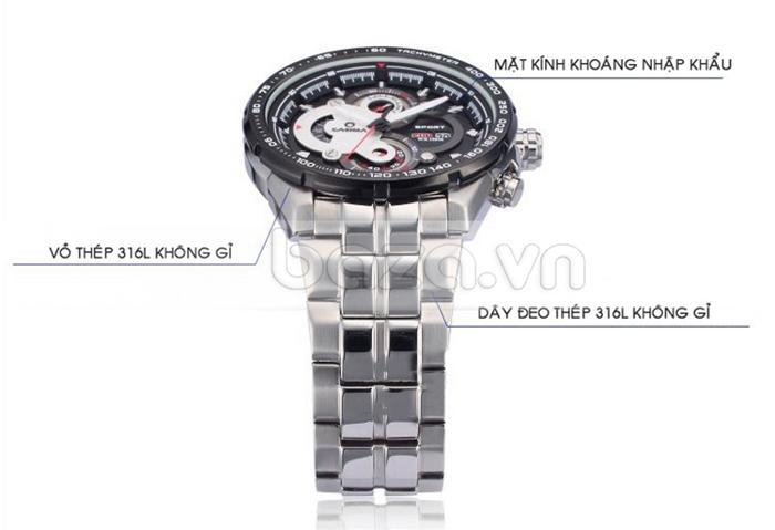 Đồng hồ nam Casima ST-8205-S8 thời trang