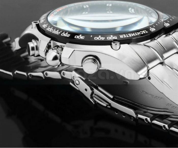 Đồng hồ nam sử dụng kính khoáng chống xước cao cấp