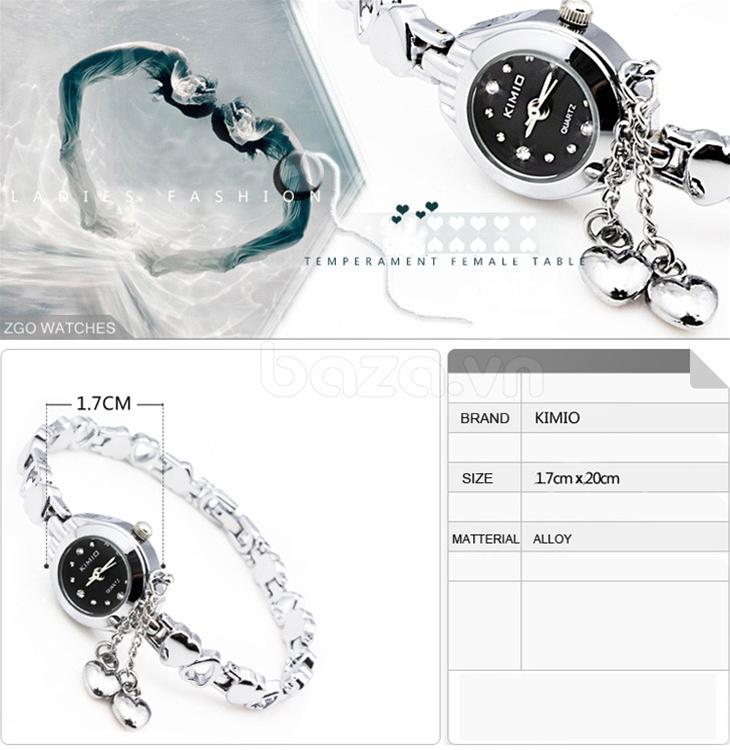 Baza.vn : Đồng hồ Kimio vòng tay thời trang Hàn Quốc thanh lịch