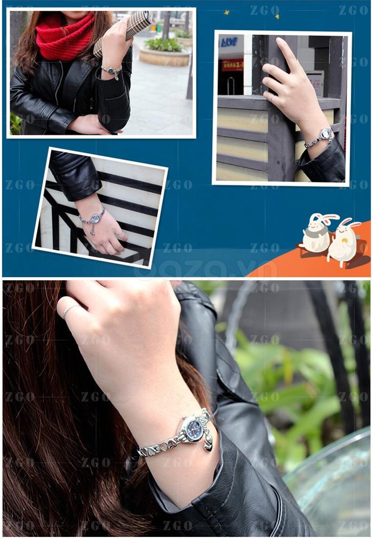 Baza.vn : Đồng hồ Kimio vòng tay thời trang kim cương Hàn Quốc