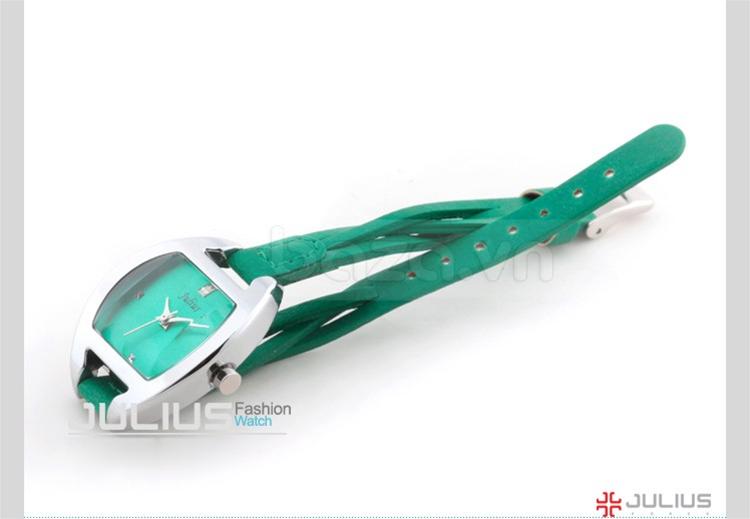 Baza.vn: Đồng hồ Julius Hàn Quốc JA580 dây da bền thủ công 