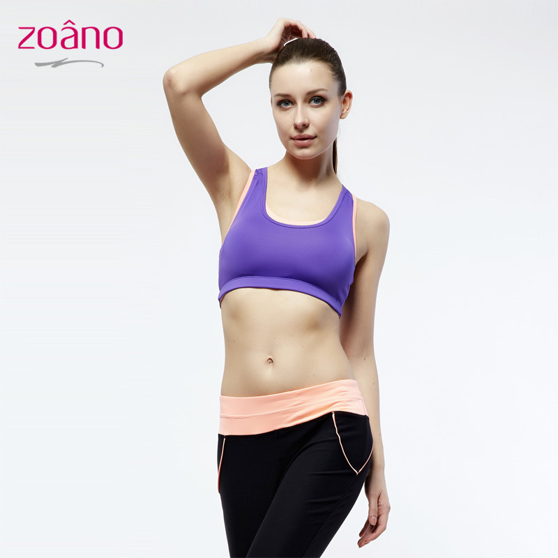 Áo bra thể thao nữ Zoano viền màu nổi bật