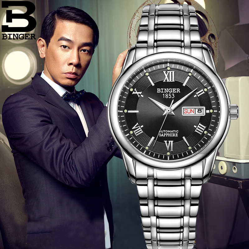 Đồng hồ đeo tay nam Binger phong cách doanh nhân