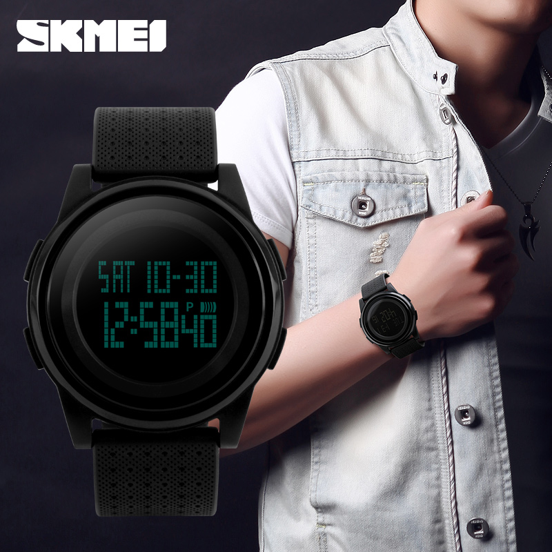Đồng hồ điện tử Skmei màn hình phẳng siêu mỏng