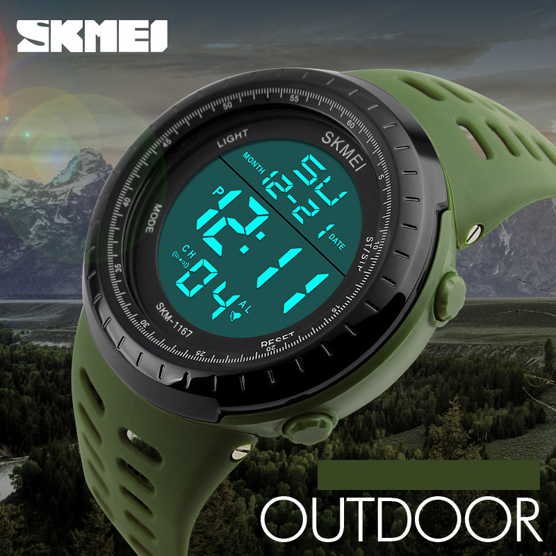 Đồng hồ điện tử thể thao nam Skmei Digital dạ quang