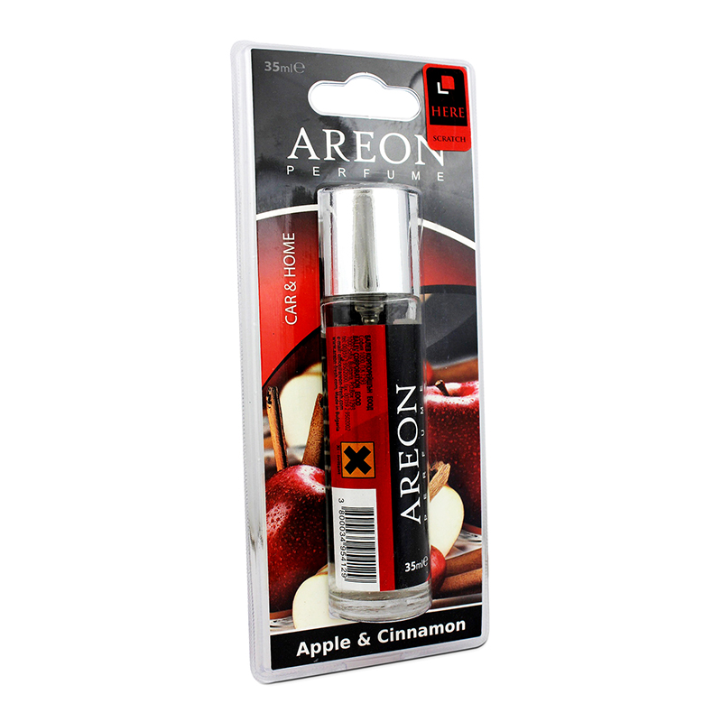 Nước hoa ô tô Areon Car Perfume 35ml Blister Apple & Cinnamon PFB02