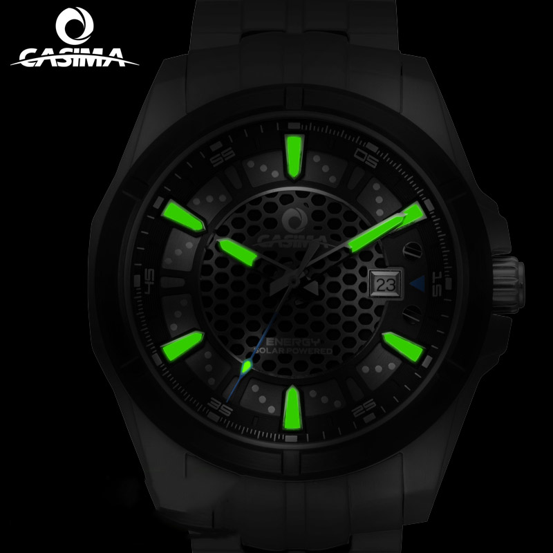 Đồng hồ nam năng lượng mặt trời Casima ER-9905