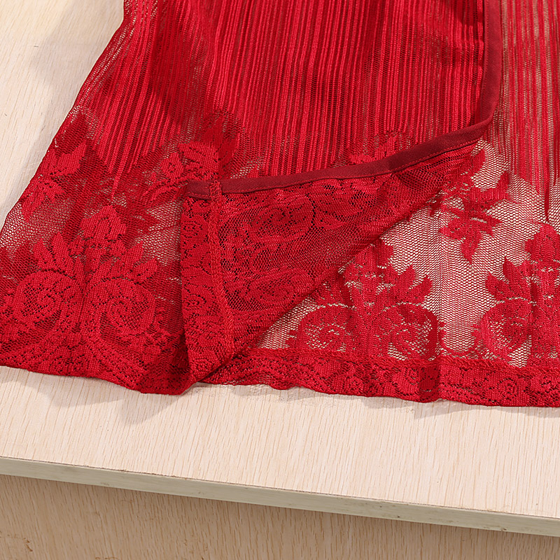 Bộ áo trung niên dệt floral Péman (gồm áo ôm sát nách và áo khoác ren hoa) 