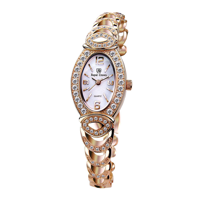 Đồng hồ nữ dây đính đá Royal Crown 3651B