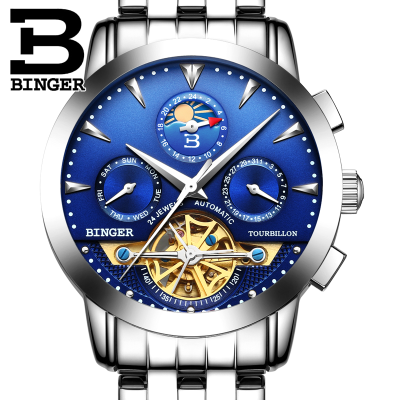 Đồng hồ nam chronograph Binger