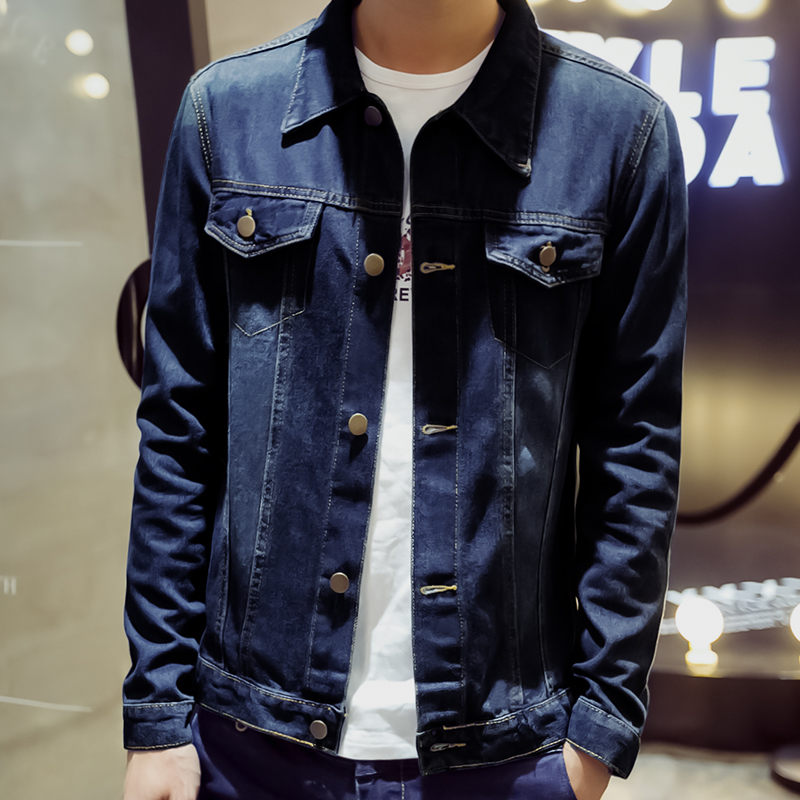 Áo khoác jeans nam style Hàn Hissse