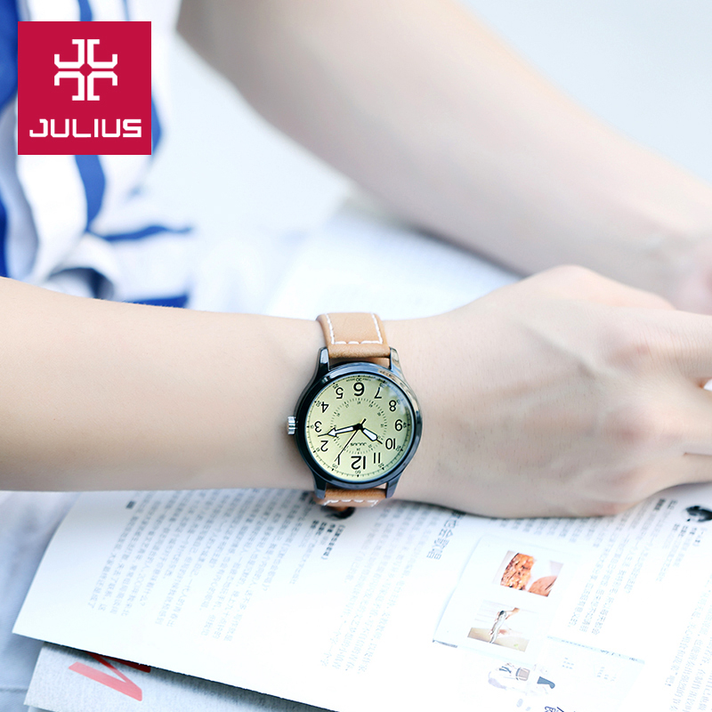 Đồng hồ nữ dây da Julius JA-835A