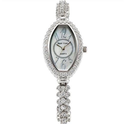 Đồng hồ nữ gắn đá pha lê Royal Crown