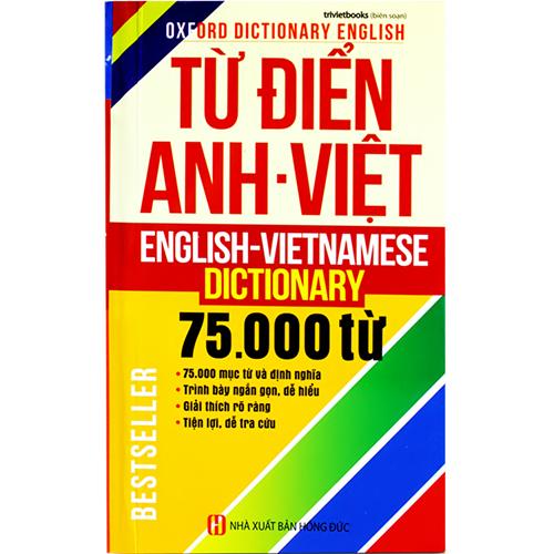 Từ điển Anh - Việt 75.000 từ