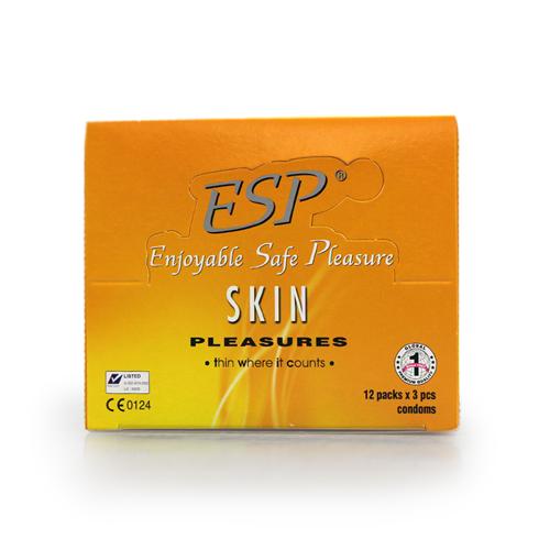 Combo 3 hộp Bao cao su siêu mỏng ESP Skin Pleasures