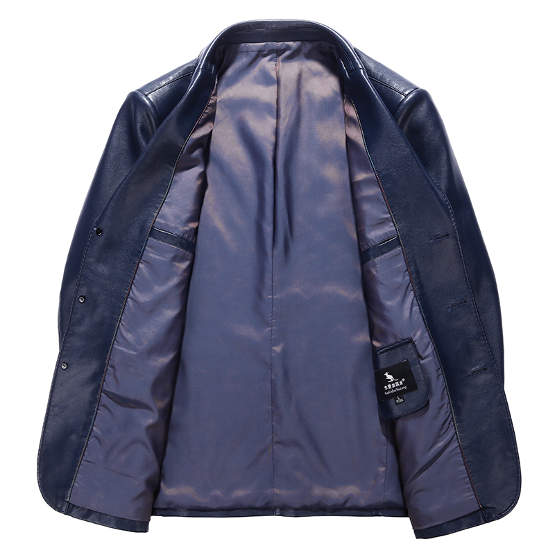 Áo jacket da nam giả vest HXDSL Urban Style