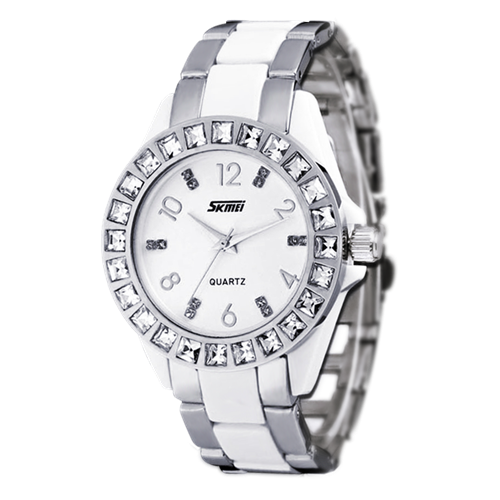 Đồng hồ nữ Skmei SK-0936 viền gắn đá tinh xảo