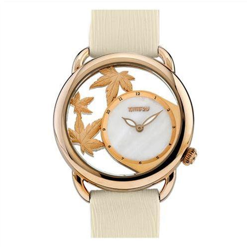 Đồng hồ nữ Time2U Lá vàng -  Đồng hồ nữ thời trang