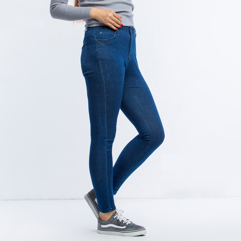 Quần jeans nữ ống côn LJ dành cho người béo