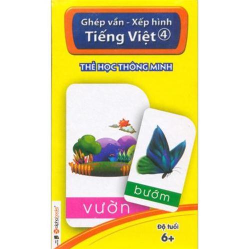 Thẻ học thông minh - Ghép vần - Xếp hình Tiếng Việt 4