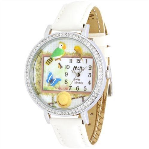 Đồng hồ nữ Mini MN1081 Hoa cỏ mùa xuân tươi mới