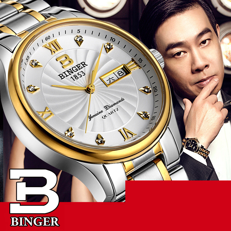Đồng hồ doanh nhân nam Binger