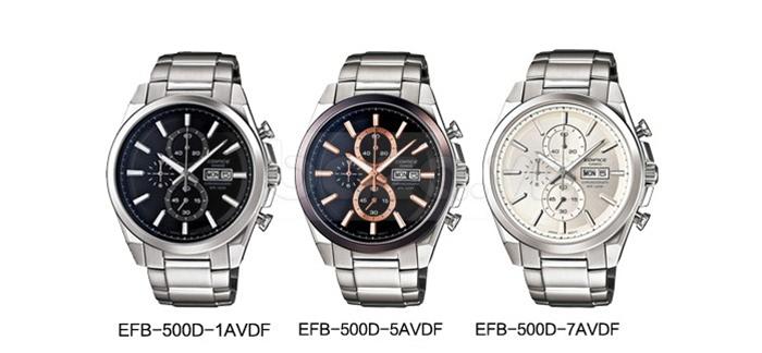 baza.vn:Đồng hồ Casio EDIFICE EFB-500D-1AVDF (Đen (N1)) hot