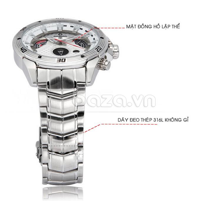 Đồng hồ nam Casima ST-8201-S7 thiết kế năng đông